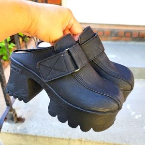 Y2K Chunky Lug Sole Mule
